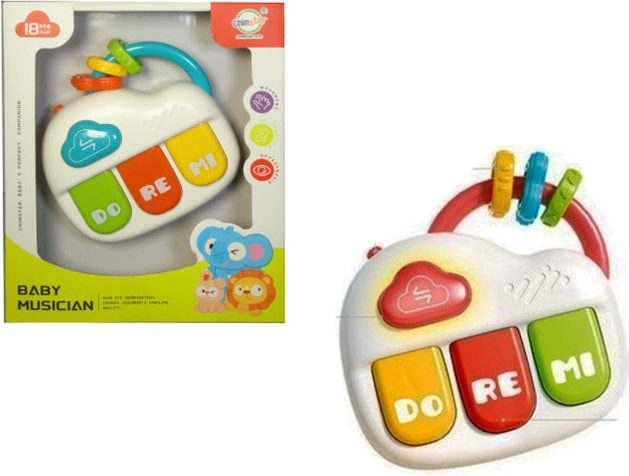Órgano infantil con sonidos y luces