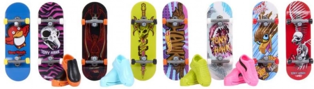 Hot Wheels Fingerboard y Botas 8 uds.