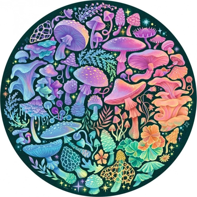 Puzzle 500 piezas paleta de colores Hongos RAVENSBURGER
