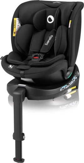 Silla de coche Lionelo Navy i-Size 40–150 cm Black Onyx