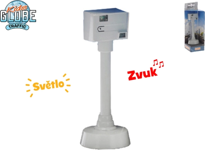Kids Globe Traffic radar de velocidad infantil 12 cm con luz y sonido
