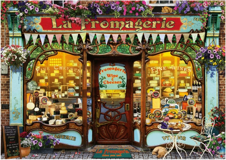 Puzzle Educa Tienda de quesos finos 2000 piezas