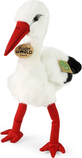Rappa peluche de cigüeña eco-friendly 32 cm