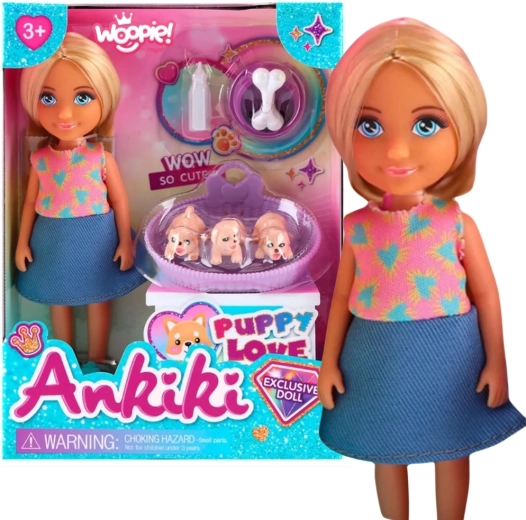 Woopie Royal muñeca con cachorros y accesorios