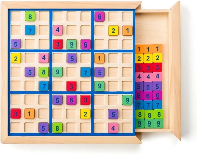 Juego de Sudoku con cajón de almacenamiento