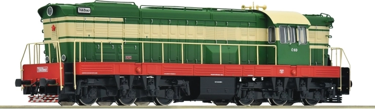 Locomotora diésel Roco T 669.0107 ČSD Čmelák