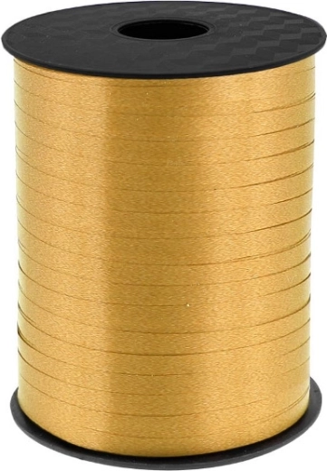 Cinta decorativa de atar en tono pastel dorado 458 m