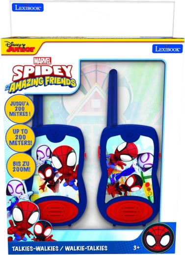 Walkie-talkies infantiles LEXIBOOK Spidey con alcance de 200 m