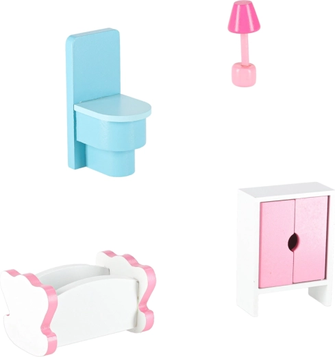 Completo set de muebles de madera