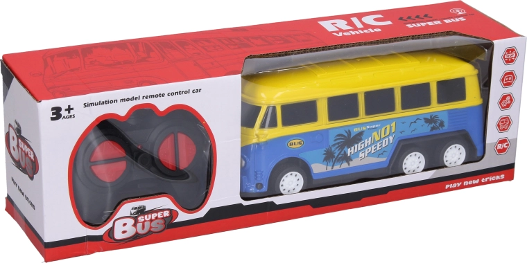 Autobús RC con control remoto 19 cm - 1 unidad