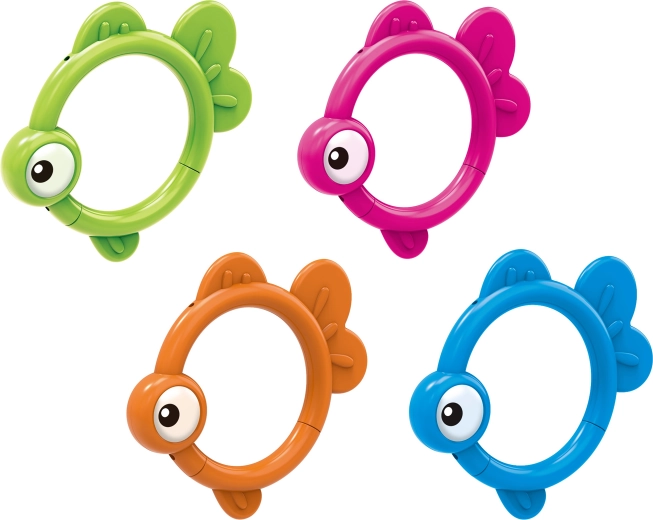 Aros de buceo con forma de pez - 4 unidades