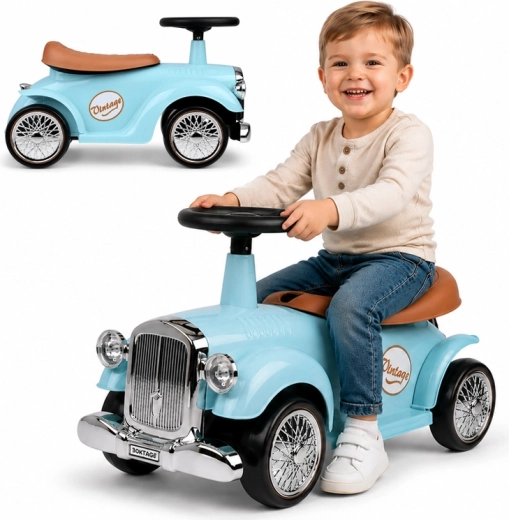 Coche correpasillos retro para niños