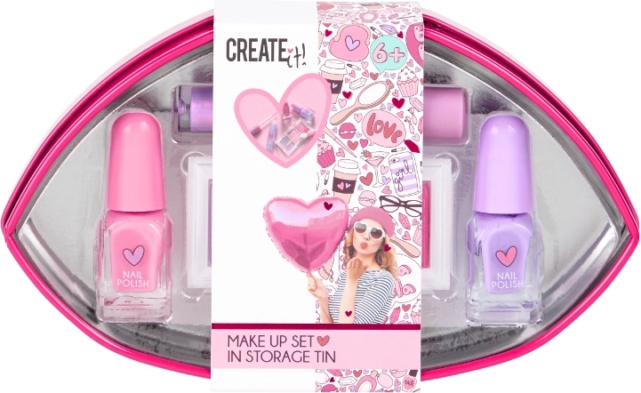 Create It! Love set de maquillaje infantil en forma de labios