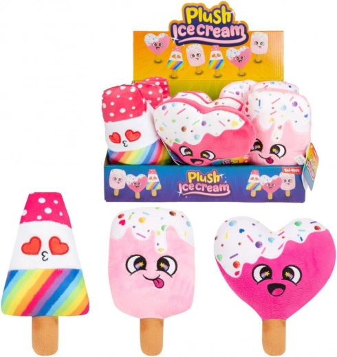 Polo de helado de peluche 16 cm – juguete blandito para bebés y niños