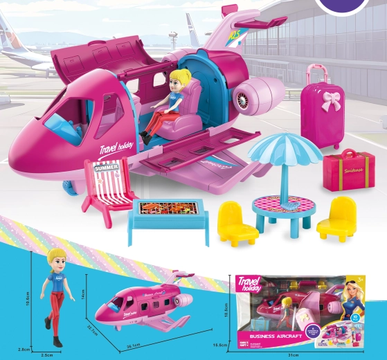 Avión con pasajeros 36 cm
