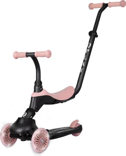 2 en 1: asiento para los más pequeños, patinete para niños mayores