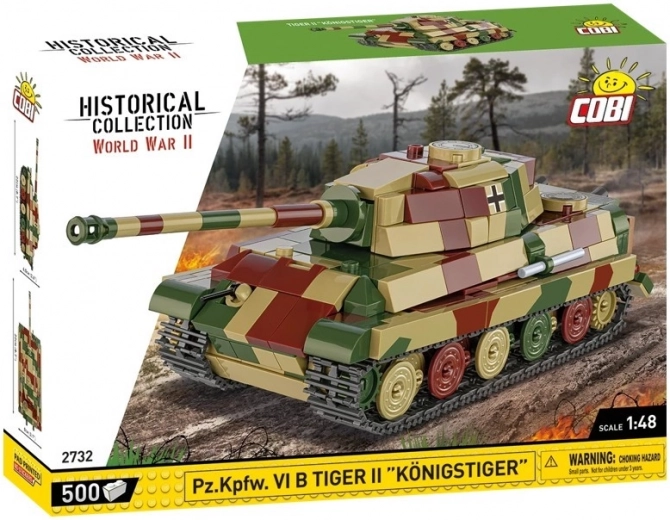 Modelo del tanque Tiger II Königstiger de bloques de construcción de plástico