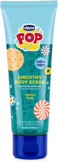 Chicco Pop exfoliante corporal para niños y adolescentes vainilla 150 ml