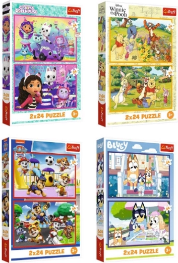 Puzzle 2×24 piezas – varios motivos