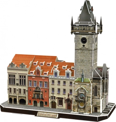 Puzzle 3D del reloj astronómico de la Ciudad Vieja, 137 piezas