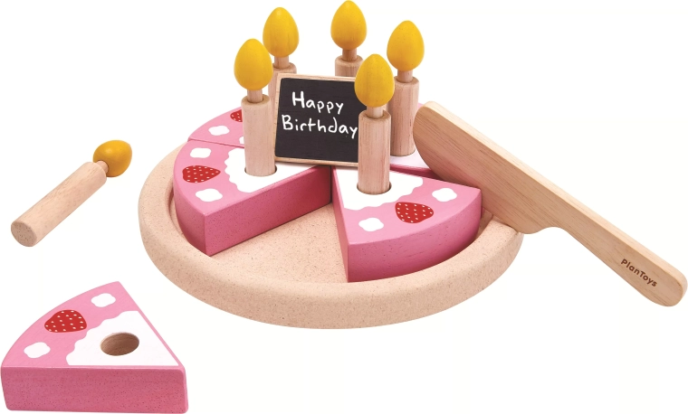 Tarta de cumpleaños de madera PlanToys