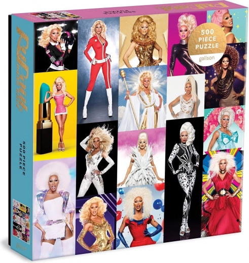 Puzle cuadrado RuPaul's Drag Race de 500 piezas