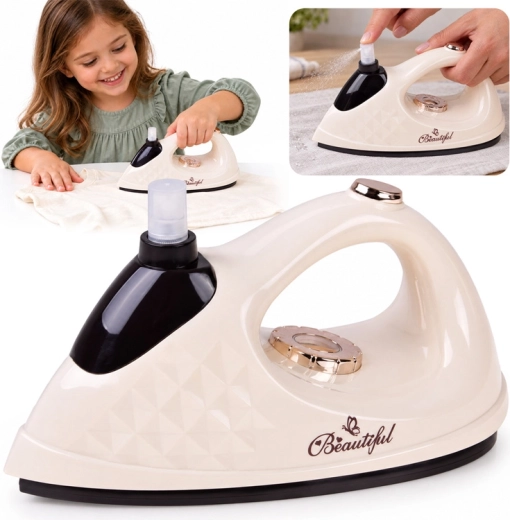 Plancha infantil con pulverizador y vibraciones