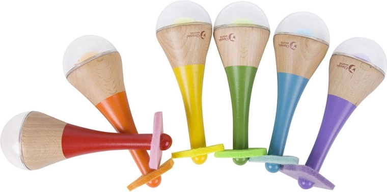Sonajero y maracas en uno