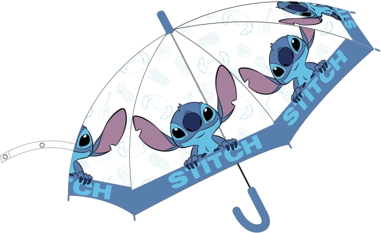 Paraguas transparente Disney Stitch - 1 pieza