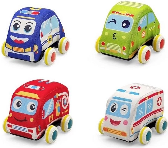 SmilyPlay cochecito de peluche suave de servicios de rescate (ambulancia) - 1 pieza