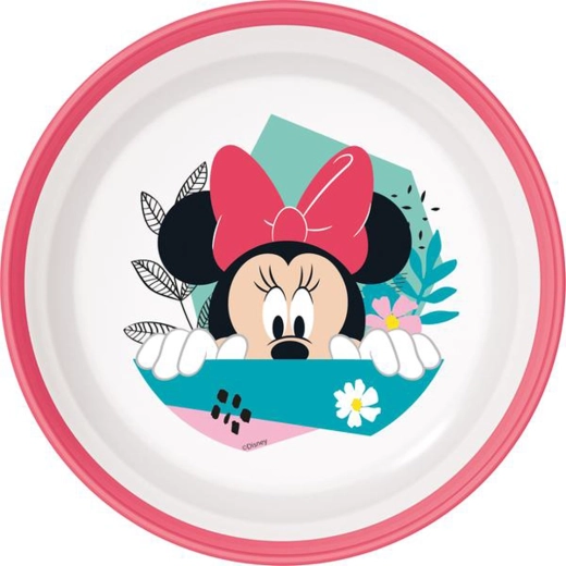 Cuenco Minnie con base antideslizante, plástico 14,7 × 4 cm