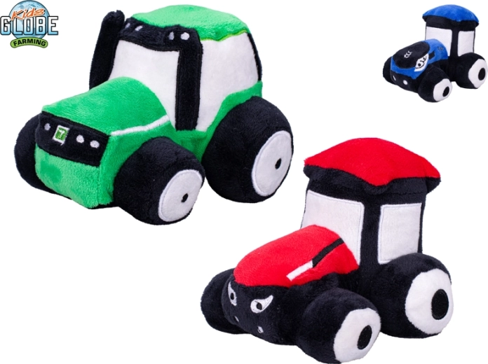 Tractor de peluche Kids Globe Farming 13 cm