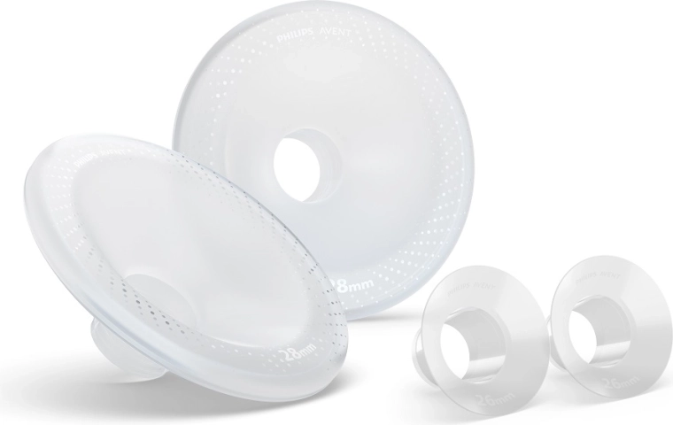 Philips Avent insertos de silicona y embudos para pecho manos libres L