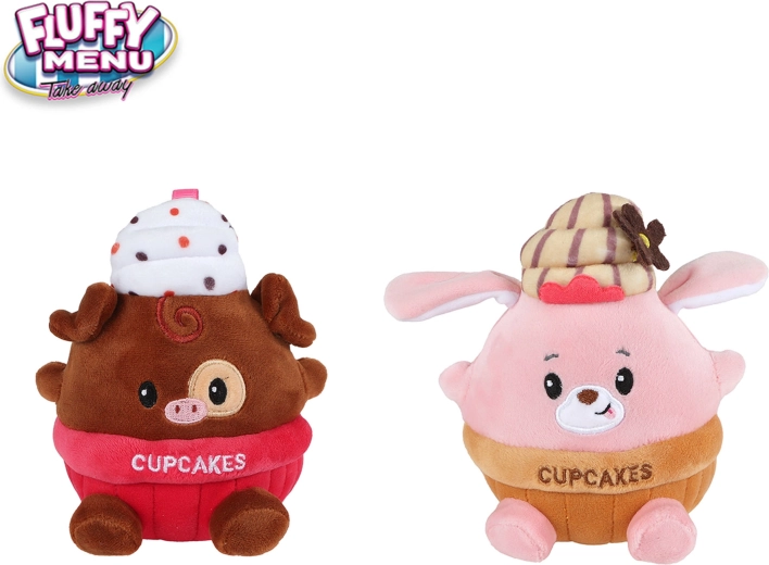 Osito de peluche Cupcake Fluffy Menu 14 cm