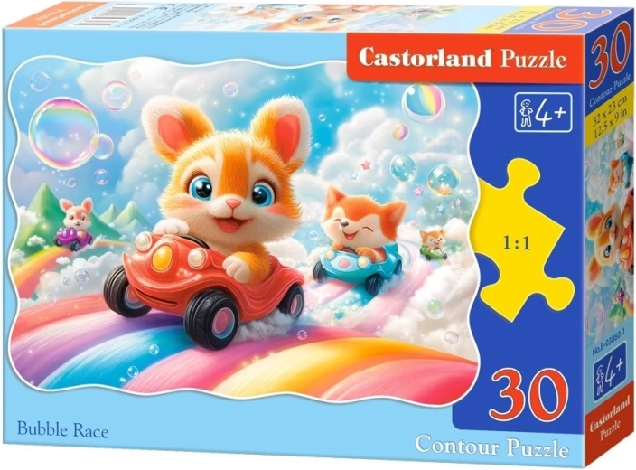 Puzzle Castorland Carrera de burbujas 30 piezas