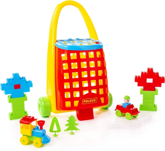 Cochecito y figuras para jugar al instante