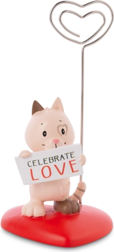 Clip en forma de corazón para fotos y mensajes