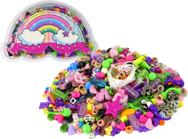 Set de cuentas de colores para hacer bisutería DIY