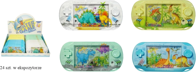 Juego de agua con dinosaurios