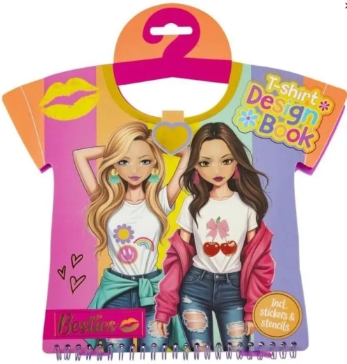 Libro creativo Besties para diseñar camisetas