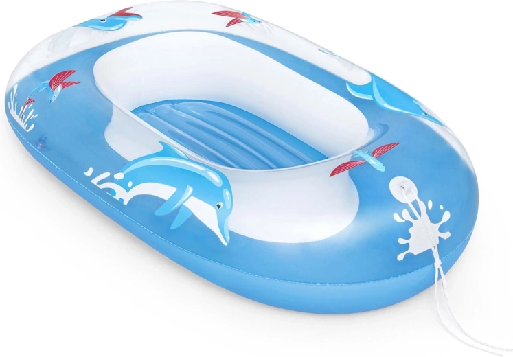 Barca hinchable infantil con delfín 102 × 69 cm BESTWAY