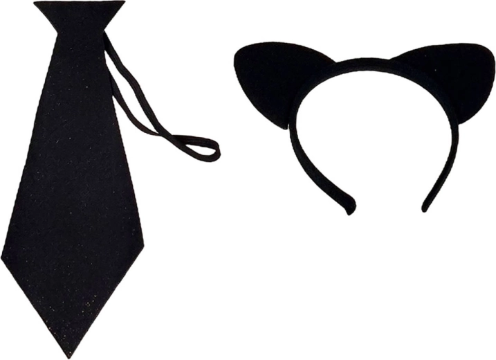 Diadema con orejas de gato para un aspecto auténtico