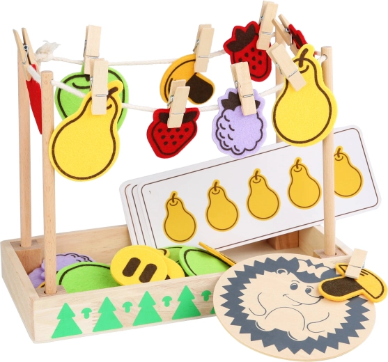 Juego con pinzas para la motricidad fina