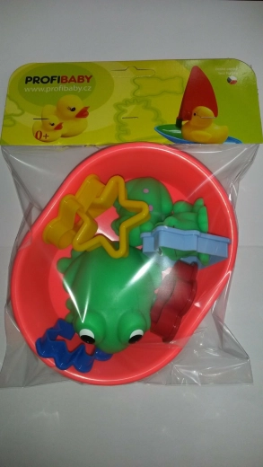 Set de baño para los más pequeños con bañera y juguetes