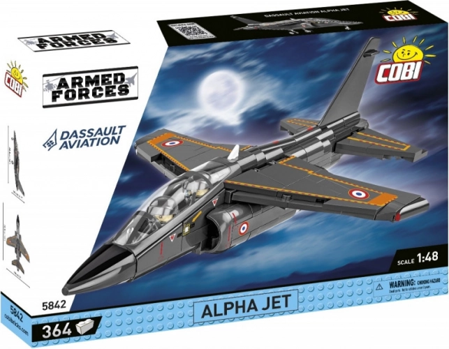 Armed Forces Alpha Jet - Kit de construcción de 364 piezas