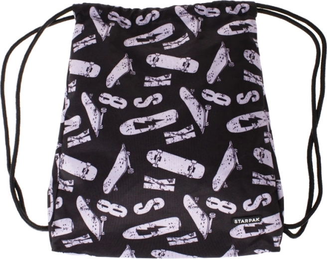 Saco negro 38 × 44 cm para niños