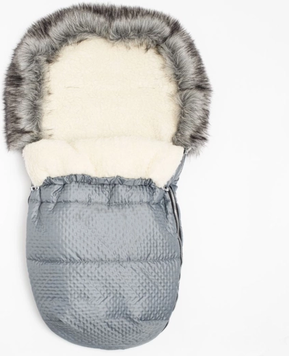 Saco de invierno con lana New Baby Lux Wool, grafito