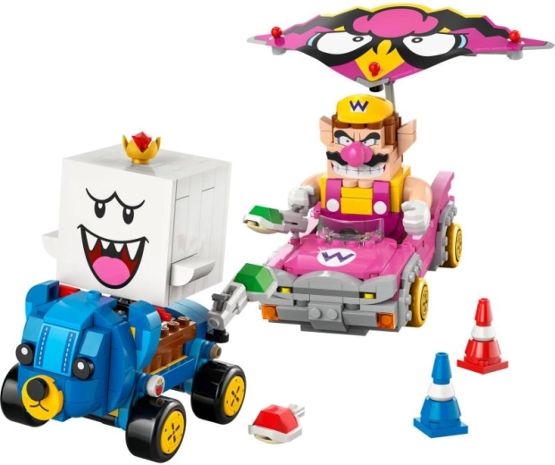 LEGO Super Mario Mario Kart – Set de carreras Wario y King Boo