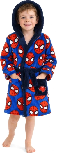 Bata infantil de Spider-Man con capucha