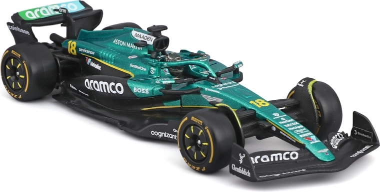 Reproducción fiel del Aston Martin AMR25 (2025)